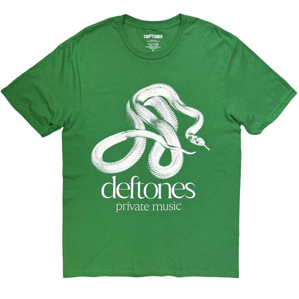 Deftones - Private Music Mono Herren TShirt - Grün
